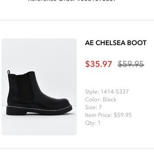 AE Black Chelsea Boot